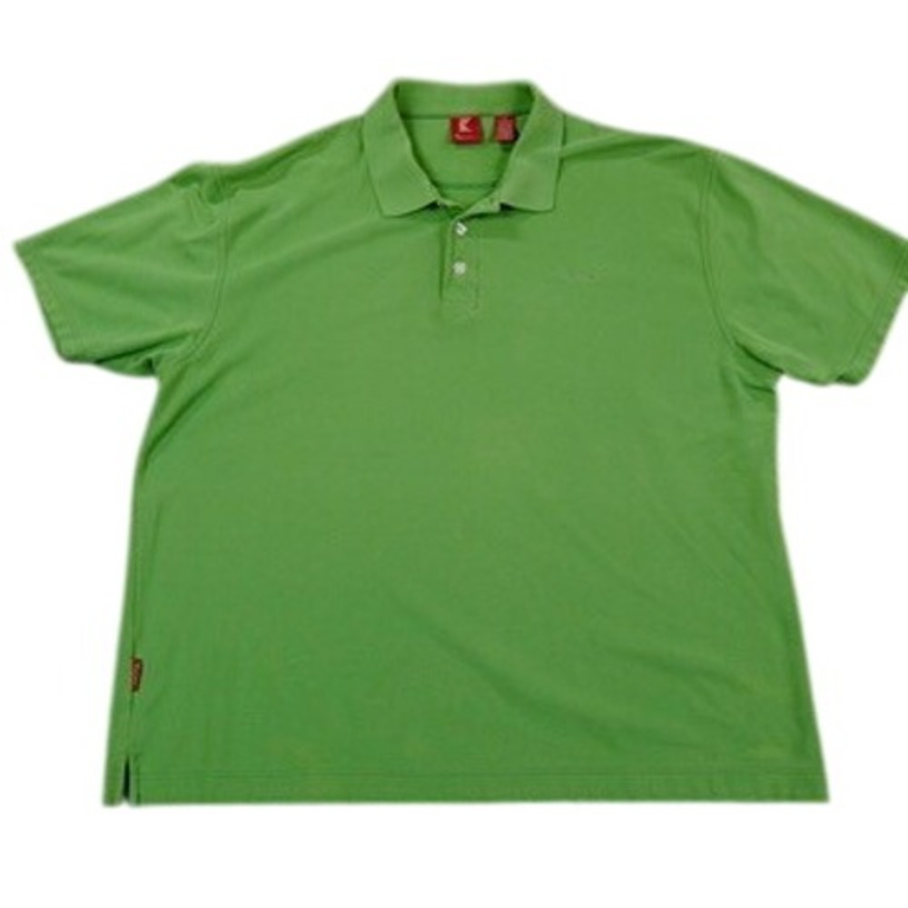 Karl Kani Polo Shirt Men 3X Green Short Sleeve Signature Streetwear Pique Logo
